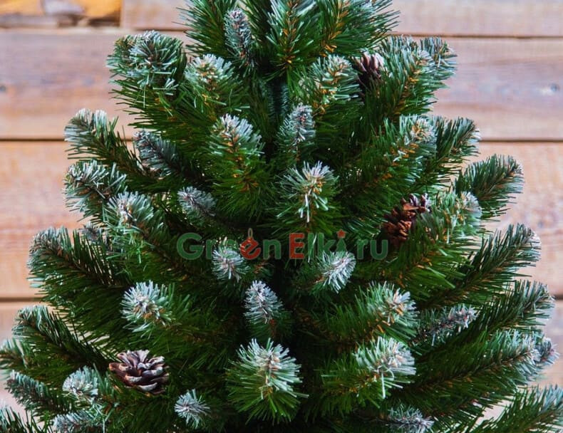 Искусственная ель Императрица заснеженная, с шишками Triumph Tree 1,55 м, арт. 73264