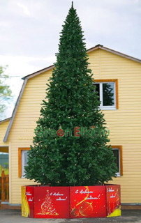 Ель ствольная уличная Альпийская 11 м, пвх-пленка