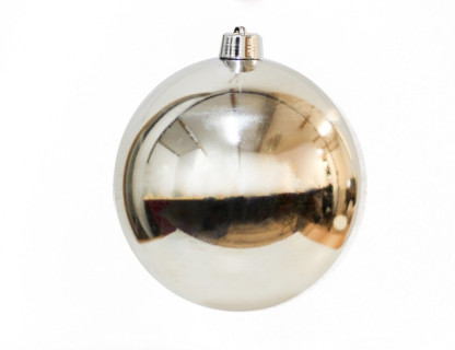 Новогодний шар 300 мм. серебро глянцевый, арт. 1131293