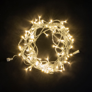 Светодиодная нить, 10 м., 220-230V, прозр. пр., тепло белый, LaitCom, арт. PST100-10-2WW 05-161