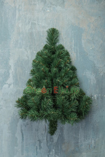 Искусственная сосна Настенная зеленая 90 см., арт. 24090