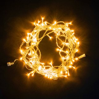 Светодиодная нить, 10 м., 220-230V, прозр. пр., желтый, LaitCom, арт. PST100-10-2Y 05-164