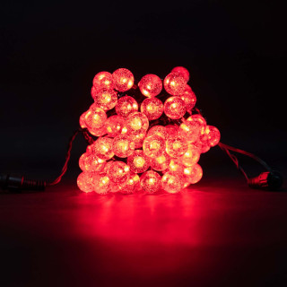 Гирлянда светодиодная Bubble Ball, 100LED, 10 м., красный, LaitCom, арт. PCS-100B-R 18-022