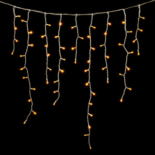  Электрогирлянда Бахрома премиум, 5х0,9 м., силикон. пр., желтый, LaitCom, арт. ECC348-10-2Y 02-073