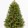Искусственная ель Графская премиум 240 см., 850 теплых-белых Led ламп, арт. 137240