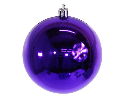 Набор пластиковых шаров 80 мм., фиолетовый, 6 шт., mix, Ели Peneri, арт. JNP170801