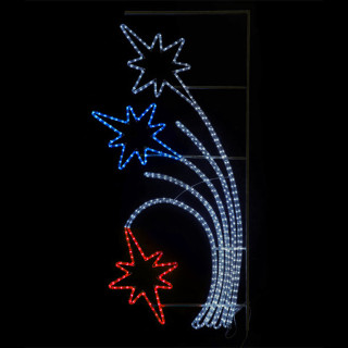 Светодиодная консоль Салют, 80х150 см., 220V, триколор, LaitCom, арт. SKL9-220RBW 13-566