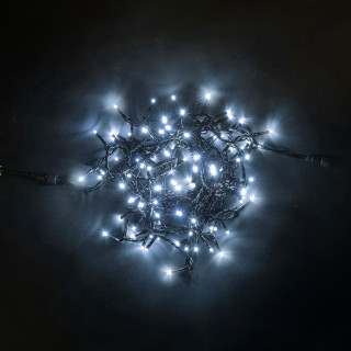 Светодиодная нить, 10 м., мерцает каждый диод, черн. пр., мульти, Laitcom, арт. PST100ABL-11-1W 05-186