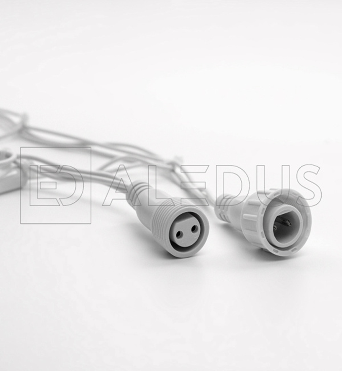 Электрогирлянда Бахрома ALEDUS 3x0.5 м, белый провод, ПВХ, теплый белый, с мерцанием, арт. i-WP-3x0.5M-WW/F