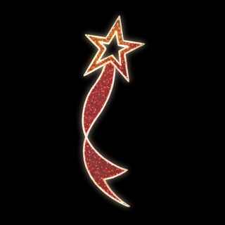 Светодиодная консоль Звезда, 80х200 см., 220V, красный, белый, LaitCom, арт. SKL5-220 13-570