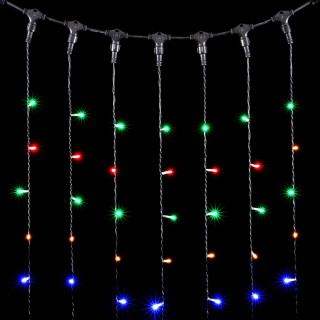 Светодиодный занавес, 2х3 м., черн. пр., мульти, LaitCom, арт. PCL602-11-2M 01-014