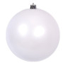 Пластиковый шар 140 мм., белый, матовый, арт. 022274