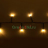 Светодиодная гирлянда с контроллером 13.5 м., 180 LED ламп, классический теплый, Kaemingk, арт. 159879