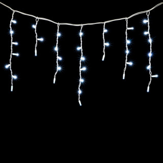 Электрогирлянда Бахрома, каучук,3,1х0,5 м., бел. пр., белый, LaitCom, арт. LL120-8-2W 04-150