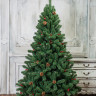Искусственная сосна Новогодняя сказка с шишками и ягодами 240 см., арт. 15240