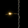 Светодиодная нить, 10 м., 100 LED, 24V, ПВХ, с мерцанием белого диода, черн. пр., шампань, Laitcom, арт. PST100BLW-11-1CH  05-094