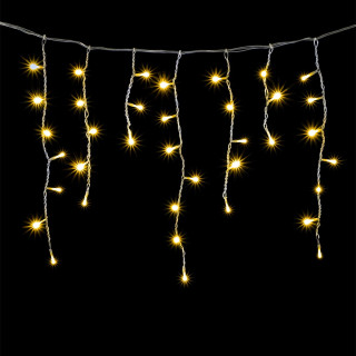 Электрогирлянда Бахрома премиум, 3,2х0,9 м., силикон. пр., шампань, LaitCom, арт. ECC232-10-2СH