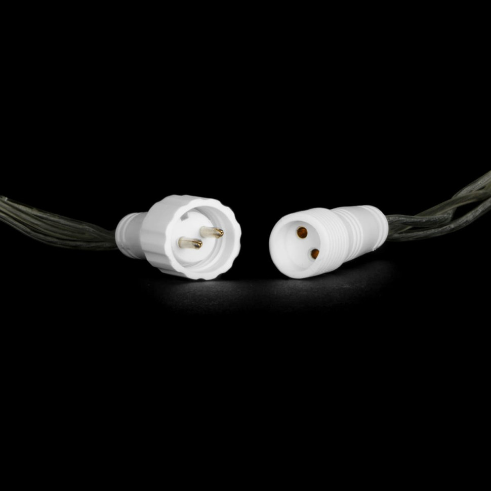 Светодиодная нить, 10 м., 100 LED, 24V, ПВХ, с мерцанием, прозр. пр., шампань, Laitcom, арт. PST100BL-10-1CH 05-096