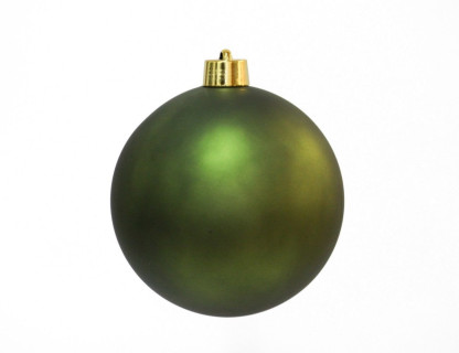 Пластиковый шар 250 мм., зеленый, матовый, арт. 1131367