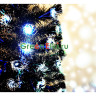 Елка-заснеженная оптоволоконная со светодиодами 150 см.