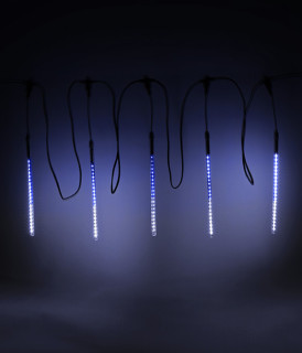 Гирлянда Тающие сосульки, 24V, 5х0.3м, 160LED, бело синий, LaitCom, арт. CCL160-10-1WB 15-019