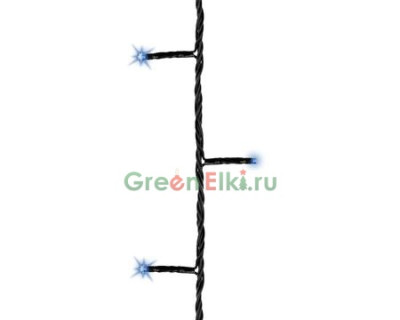 Светодиодная гирлянда с контроллером 6 м., 80 LED ламп, голубой, Kaemingk, арт. 494113