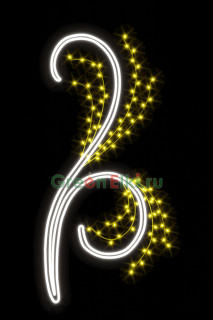 Светодиодная консоль Кориана, 200х100 см, 220V   