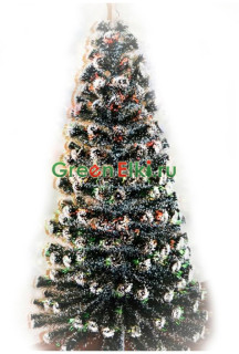 Елка-заснеженная оптоволоконная со светодиодами 180 см.