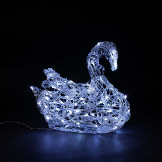 Светодиодная фигура Лебедь ажурный, 30 см., LaitCom, арт. 491932 14-065