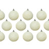 Набор елочных шаров Фриволите 80 мм., 12 шт., белый, Kaemingk арт. 521333 Набор елочных шаров Фриволите 80 мм., 12 шт., белый, Kaemingk арт. 521333
