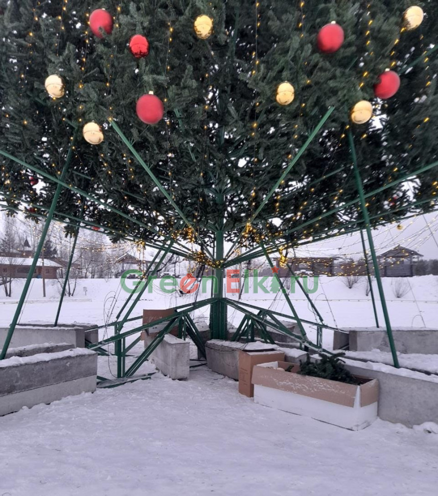 Ель ствольная уличная Альпийская 22 м, пвх-пленка
