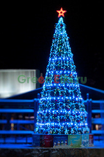 Многофункциональный комплект освещения Пояс Ориона, для елей высотой 10 метров