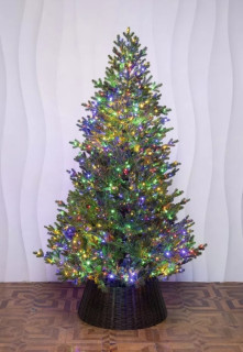 Искусственная елка Измайловская 270 см., 100% литые ветки, 2400 мульти/теплых LED ламп, 10 режимов, арт. 57270