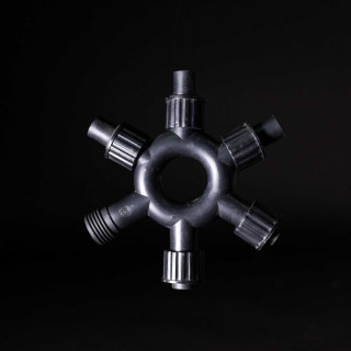 Разветвитель для каучуковых гирлянд, 5х1, LaitCom, арт. LLR15-1 04-055