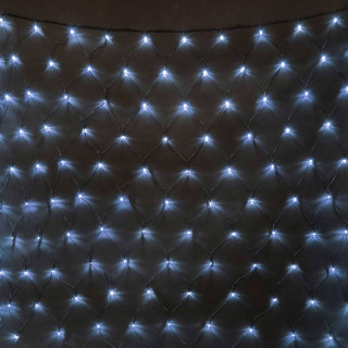 Светодиодная сеть, 2х2 м., черн. пр., белый, LaitCom, арт. NTL256M-11-1W 17-017