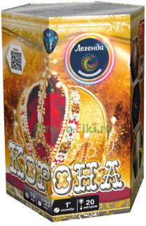 Батарея салютов Корона 19 залпов (А7119)
