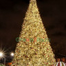Ель уличная светодинамическая Альпийская 16 м, пвх-пленка
