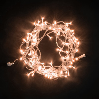 Светодиодная нить, 10 м., 220-230V, прозр. пр., экстра тепло белый, LaitCom, арт. PST100-10-2EWW 05-189