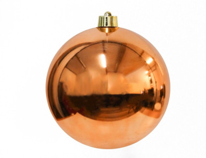 Пластиковый шар 300 мм., оранжевый, глянцевый, арт. 1131298