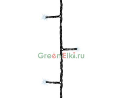 Светодиодная гирлянда на батарейках с контроллером 14.3 м., 192 LED ламп, холодный белый, Kaemingk, арт. 497160