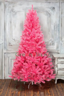 Искусственная ель Искристая розовая 240 см., арт. 151240