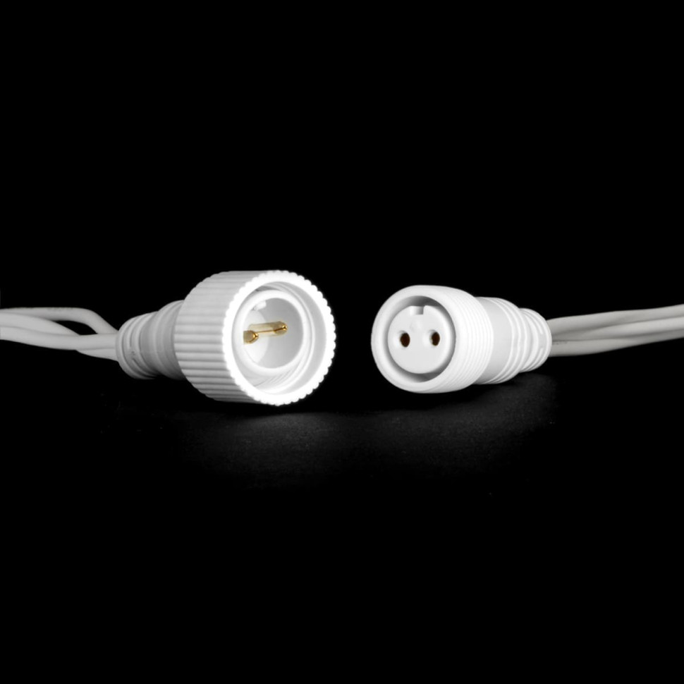 Светодиодная нить, 10 м., 75 LED, каучук, бел. пр., теплый белый, Laitcom, арт. LL75-8-1WW 04-118