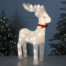 Светящаяся фигура ОЛЕНЬ, акрил, 60 теплых белых LED-огней, 64 см