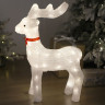 Светящаяся фигура ОЛЕНЬ, акрил, 60 теплых белых LED-огней, 64 см