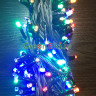 Электрогирлянда со светодиодными LED-лампами 16 м., мульти 