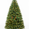 Искусственная ель Парижанка 120 см., 150 теплых-белых Led ламп, арт. 138120