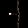 Светодиодная нить, 10 м., 75 LED, 24V, каучук, черн. пр., экстра теплый белый, Laitcom, арт. LL75-1-1EWW 04-132