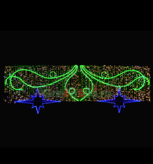 Светодиодная перетяжка Карнавал, 400х110 см, 220V 