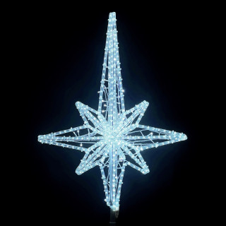 Светодиодная макушка Роза ветров 75 см, белый, 220V, LaitCom, арт. LC-13210 