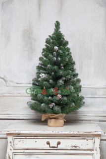 Искусственная ель Снежная королева заснеженная 90 см., арт. 33090